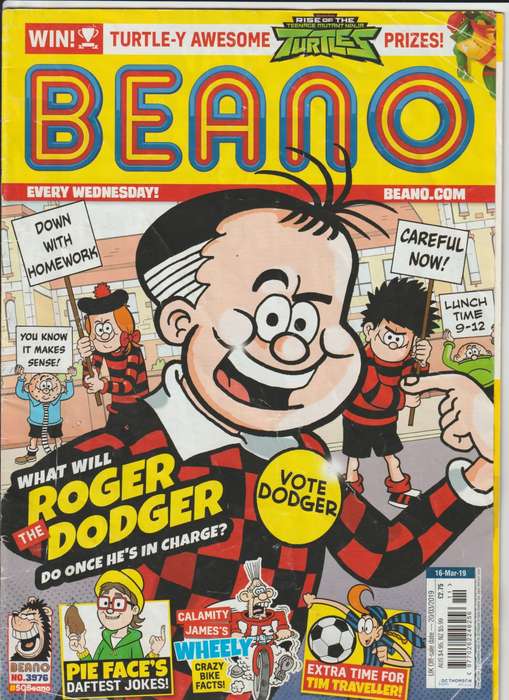 Beano comics #16 March 2019 comic book