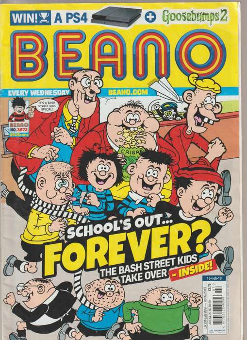 Beano comics #16 Feb 2019 comic book