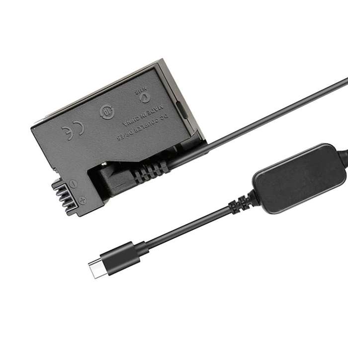 Power Bank LP-E8 TYPE-C Cable DR-E5 ACK-E8 DC Coupler for Canon 550D 600D 650D 700D etc.