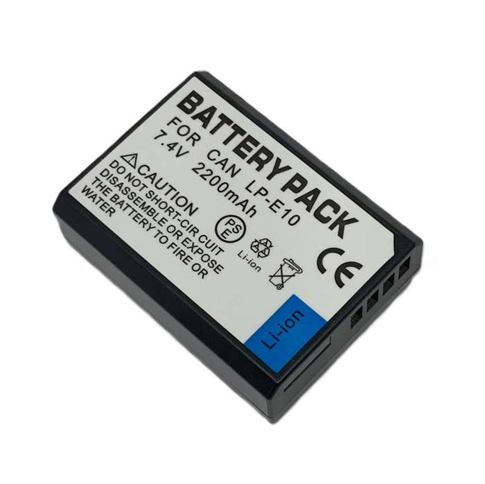 Generic LP-E10 Battery for Canon EOS 1100D / 1200D  / 1300D / 2000D / 4000D (2200 mAh)