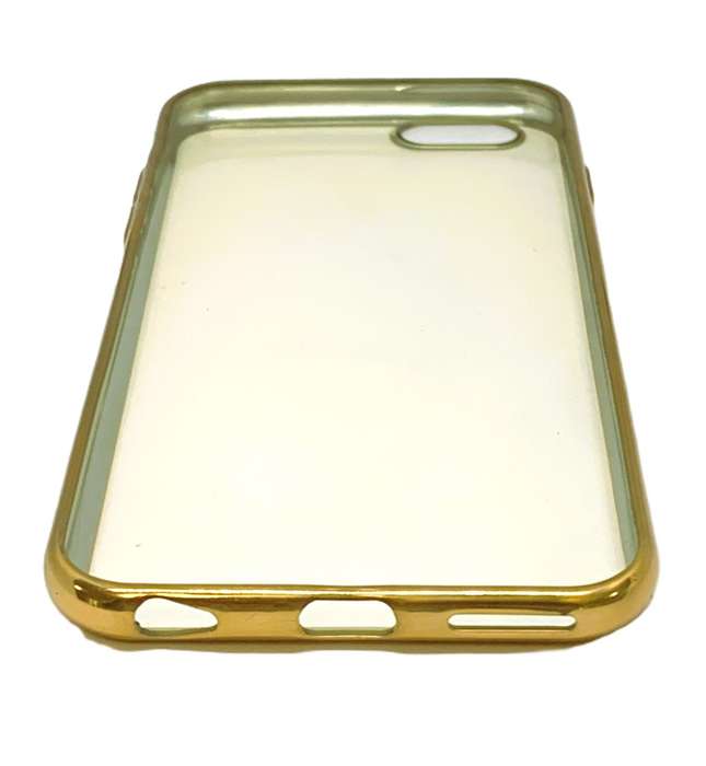 Ultra Slim Soft Silicone Crystal Clear TPU Case Cover For iPhone 6 6s - GOLD
