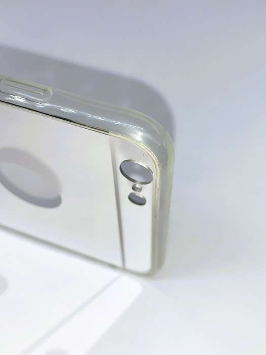 Silver Glossy Silicon Soft Protector Rubber TPU PC Cover Case For iPhone 6+ (5.5)
