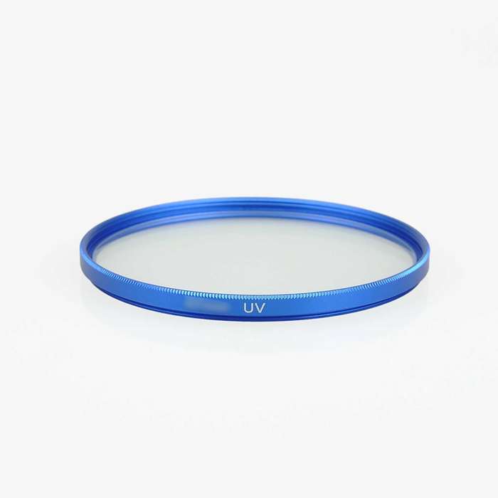 Generic UV Filter for lense with 58mm Filter Thread - BLUE Frame