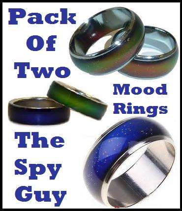 Mood Ring x2 Changes Colour with the Mood you in Great Wearable Fashion Accessory