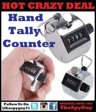 Hand Tally Thumb Counter Counts To 9999 Help For Schools Sports Events Farming STARTING at R1.00