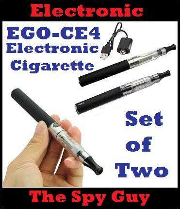 eGo CE4 Electronic Cigarette Pack of Two Fully Chargeable Atomizer Devices Healthy Smoking