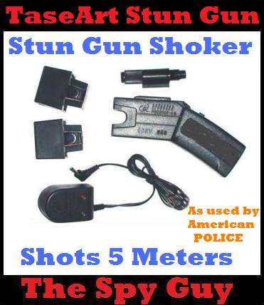 Shocking Gun 800 000 Volts shoots up to 5m ( 2 in 1 ) Stun Gun As used by American POLICE