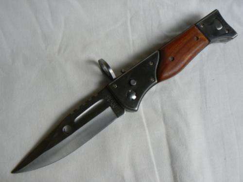 B-Series AK-47 Precision Flick Knife USA Military