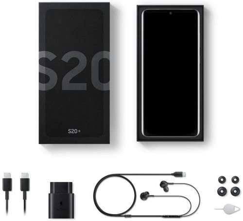 Samsung Galaxy S20+ Dual SIM - 128GB / 8GB RAM - Cosmic Black (New) S20 Plus