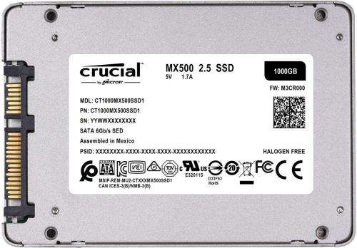 Brand New Crucial MX500 1TB 3D NAND SATA 2.5 Inch Internal SSD