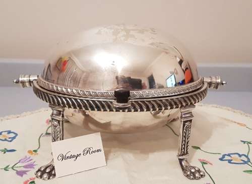 Silver Butter/Serving Dish