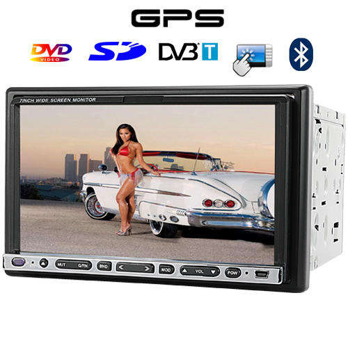 Road Warrior 7 Inch Touchscreen Car DVD Player with GPS + DVB-T
