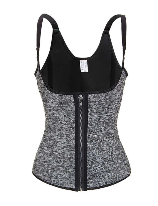 Womens grey waist trainers shapewear