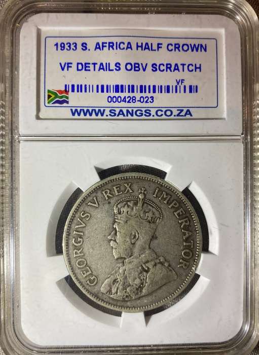 1933 South Africa Half Crown