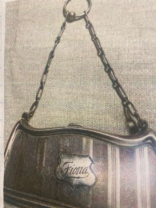 Victorian Silver Money bag & purse