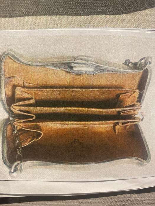 Victorian Silver Money bag & purse