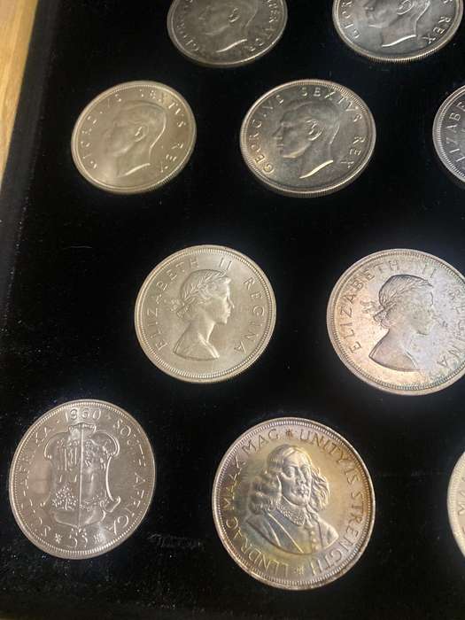 South Africa 5 Shilling SET. 1947 - 1964