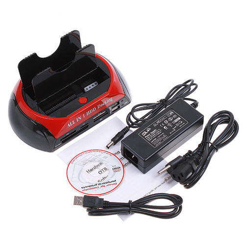 2.5" 3.5" IDE/SATA HDD Dock Docking Station + USB HUB