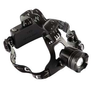 800 Lumen CREE XM-L XML T6 LED Rechargeable Headlight Zoomable Headlamp Zoom in/out H9338