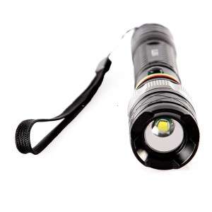 1000Lm CREE XML XM-L T6 3-Mode LED Flashlight Zoomable Torch Zoom in/out H9333
