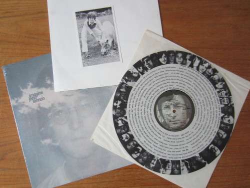 JOHN LENNON - Imagine - 1971 - Vinyl LP Record - VG+ / NM - Incl poster and postcard