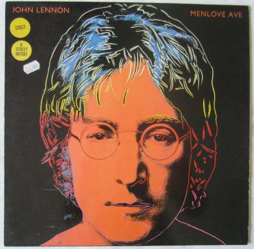 JOHN LENNON - Menlove Ave - 1986 -  Vinyl LP Record - VG / VG