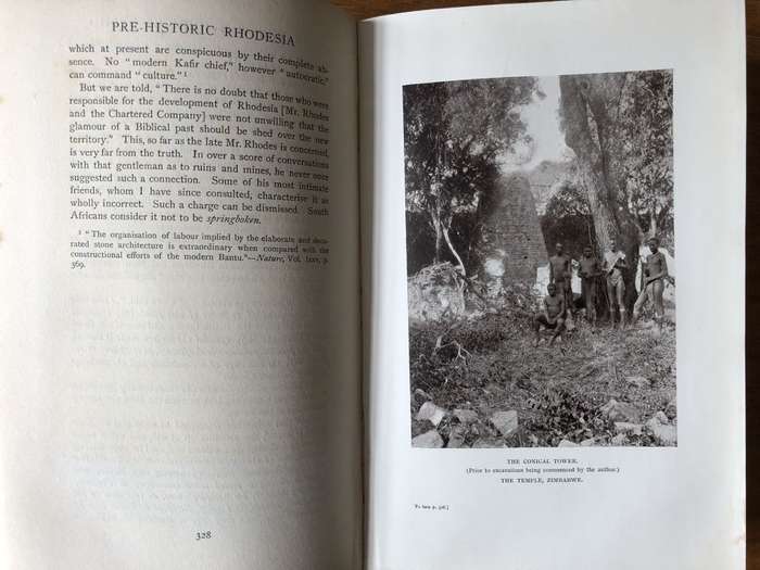Pre-Historic Rhodesia - Richard N Hall - 1909 - HB - 1st Edition