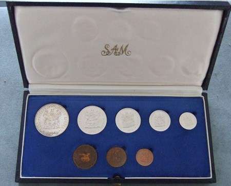 South Africa Short Proof Set 1975 In SAM Box