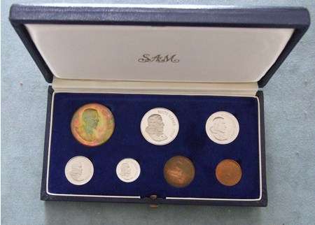 South Africa Short Proof Set 1969 In SAM Box