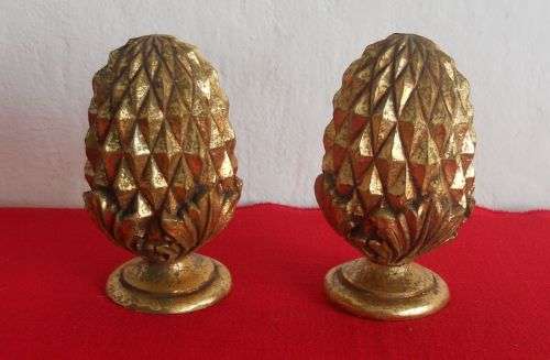 TWO CURTAN ROD ENDS / BOOKENDS