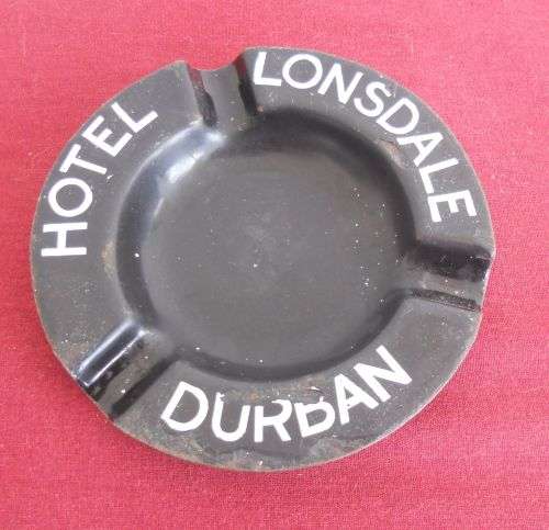 ENAMEL ASHTRAY - LONSDALE HOTEL DURBAN
