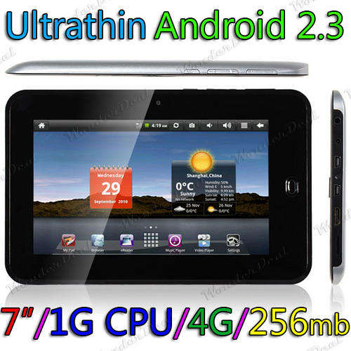 New iMapx Ultrathin 7" Google Android 2.3 Tablet 3G / Wifi Internet MID/ 1G CPU Notebook Netbook