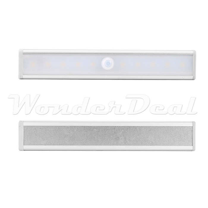 Motion Detection LED Light 120 Degree PIR Sensor, 25 Lumen 10 LEDs, Easy Installation, Long Lifespan