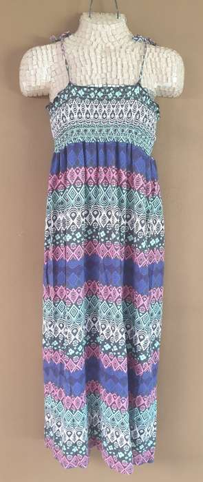 AS NEW!! Girls "RT" Long Dress with Ruched Bodice Age 11-12 Years