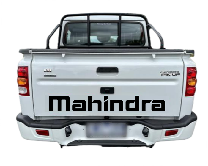 Tailgate Sticker Compatible with Mahindra Bakkie - Black