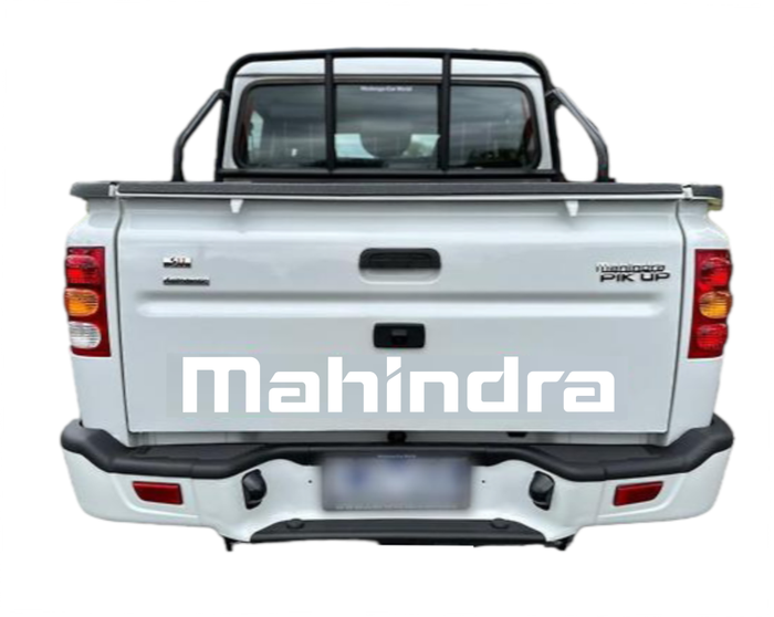 Tailgate Sticker Compatible with Mahindra Bakkie - White