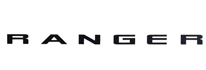 Ranger Tailgate sticker - Compatible with all rangers with indented tailgates