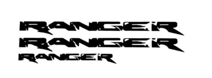 Ford Ranger Sticker Decal - Black