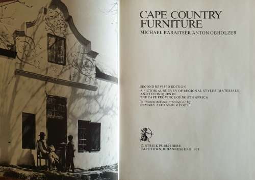 CAPE COUNTRY FURNITURE - Michael Baraitser & Anton Oberholzer