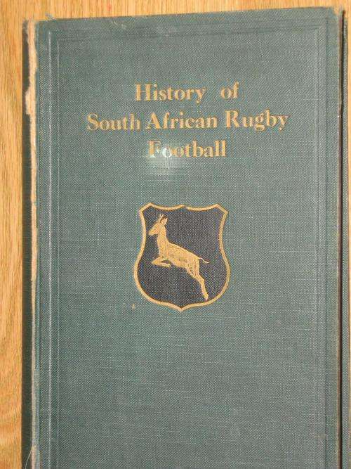 !! VERY RARE !!THE HISTORY OF SOUTH AFRICAN RUGBY FOOTBALL (1875-1932)