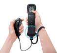 wii remote and nunchuck black +wiimotion