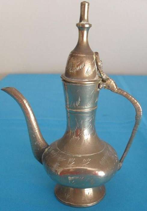 Miniature Brass Coffee Pot