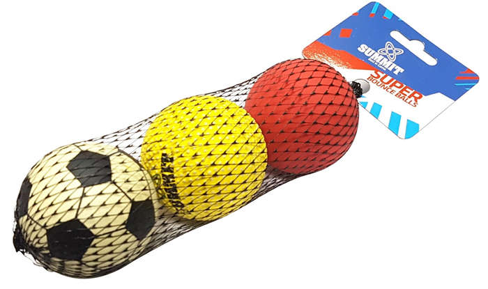 SUMMIT - Hi Bounce Balls 3 Pack
