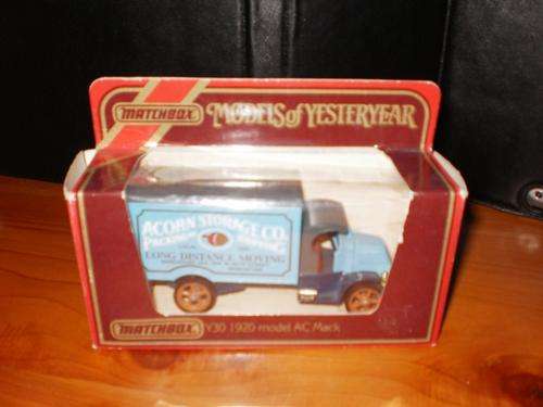 Matchbox Yesteryear Y30 1920 AC Mack Acorn Storage Co