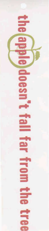 Vellum Page Header -  the apple doen't fall far from the tree