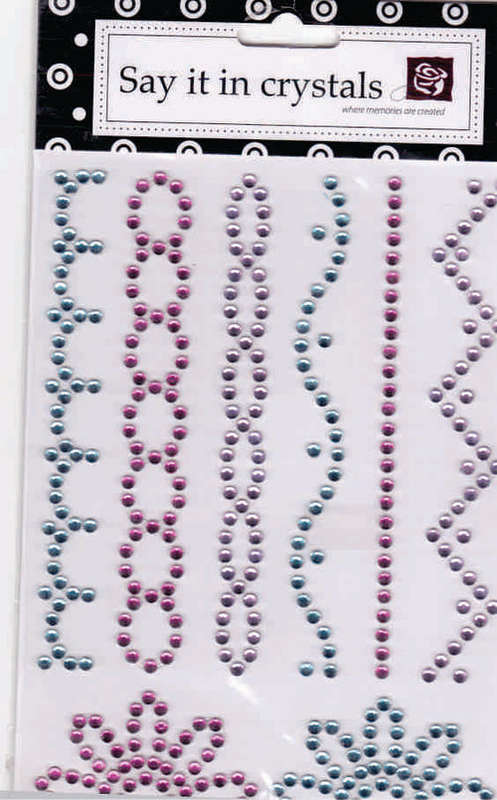 Diamante Embellishment Stickers (B1)