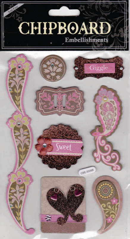 CHIPBOARD EMBELLISHMENTS (B1)