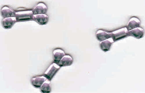 CRYSTAL RHINESTONES PINK DOG BONES - SOLD INDIVIDUALLY