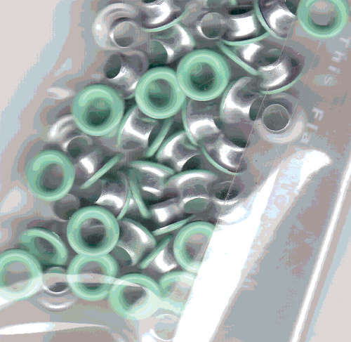 Eyelets -Mint Green- 50 per packet -  1/8"