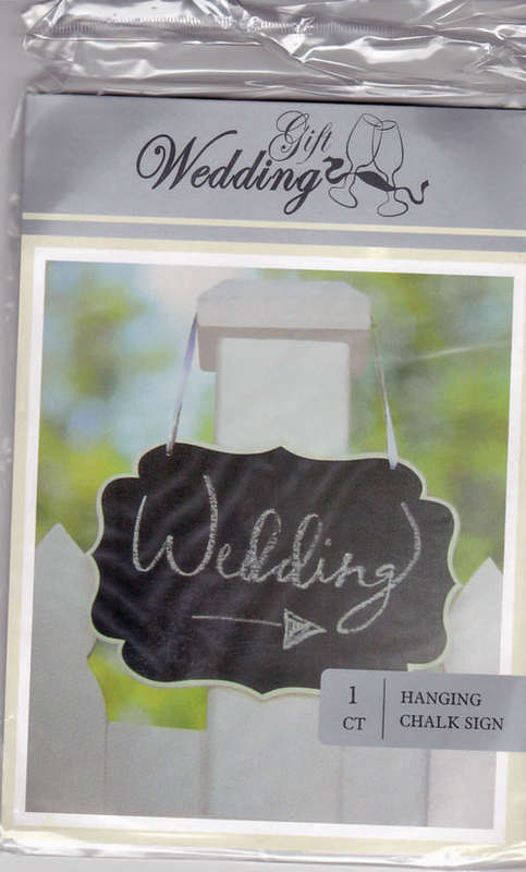 WEDDING HANGING CHALK BOARDS